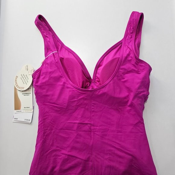 Coco Reef Contours Solitare V-Neck Underwire Tummy-Control One-Piece Swimsuit - Picture 7 of 13